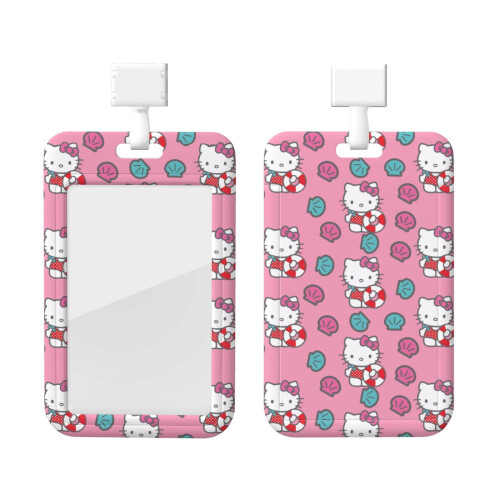 Cás suaitheantais snáithe Hello Kitty ingearach 2.5x4 orlach 1