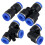 Plastic Push-to-Connect Fitting Set 1/4" OD 30 pcs 1