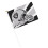Raiders team double-sided mini flag 5.5x8.2 in 2