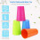 NOGIS kids plastic cups 5.6 oz 12 pack 7