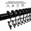 Shower Curtain Hooks Rust-Resistant Metal Matte Black Set 3