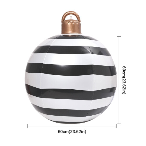 Opblaasbare kerstbal voor buiten, PVC, 60 cm 1