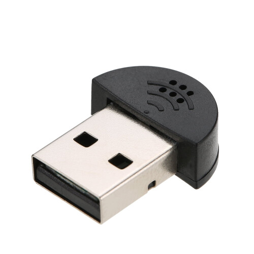 USB 2.0 microphone adapter for laptop and desktop