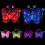 Cerchietto con ali di farfalla luminose e LED (3 pezzi) 3