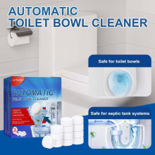 Toilet Bowl Cleaner Tablets with Bleach 6 Count