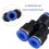 Plastic Push-to-Connect Fitting Set 1/4" OD 30 pcs 8