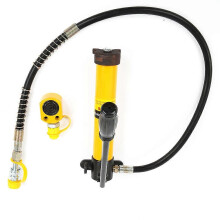Portable Split Type 5 Ton Hydraulic Jacks with 700/20 kg/cm Manual Hydraulic Pump