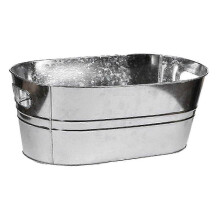 Ice Buckets, Galvanized Tub - Drink Buckets for Parties, Beverage Tub for Barbecue Enthusiasts, Bucket for Drinks Walkbee A-F
