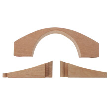 Wooden Train Bridge Toy for Kids Railway Expansion 1pc