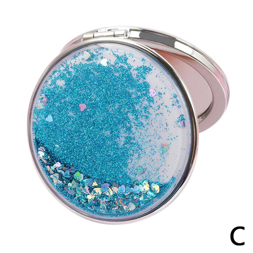 Makeup Compact Mirror Folding Portable 1x/10x