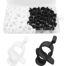 20 Pcs RV Awning Hooks, RV Awning Accessory Hangers, White Car Mounted Hook hwy