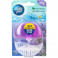 Ambi Pur - WC-blokhouder + navulling 55 ml 5 in 1 Lavendel Rozemarijn