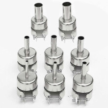 10pcs Hot Air Generator Nozzles Heat Air Machine Solder Set Hot Air Soldering Station 3/4/5/6/7/8/10/12mm for 850 852 858 950 952 702 Edition