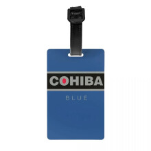 Cuban Cohiba cigar-themed luggage tags 2 pcs