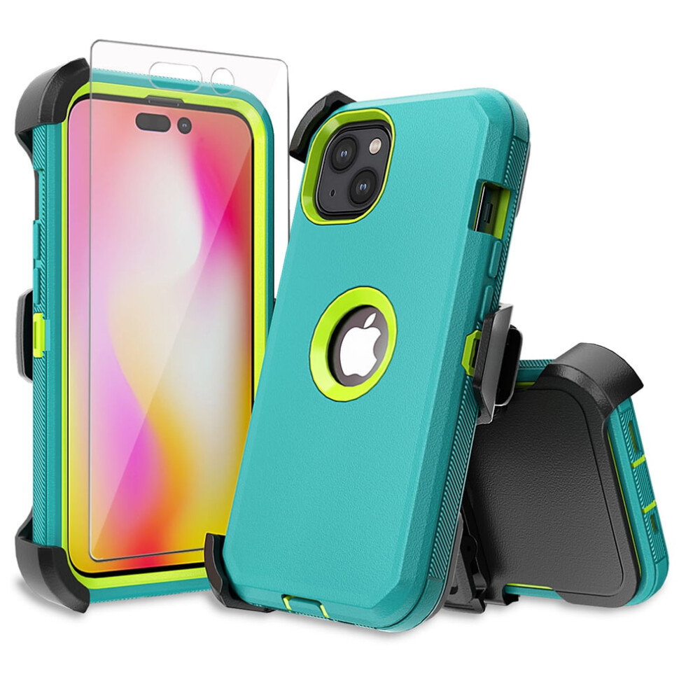 Xhy Iphone 14 Plus Case With Belt Clip And Screen Protector 901175626890
