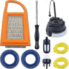 Air Fuel Filter Hose For Stihl Br500 Br550 Br600 W / Cap Oil Primer Bulb