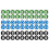 60Pcs/Set Circular Garbage Collection Identification Recycle Decal Dustbin Sticker 1