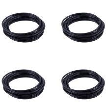 40Pcs Black Rubber Oil Filter Gasket O-Ring Gasket 38mm X 35mm X 1.5mm