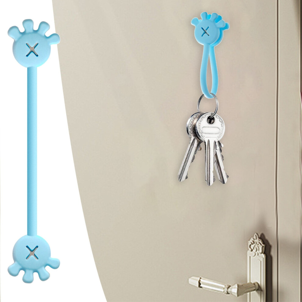 Silicone Cable Clips With Magnet Ties 10Pcs 901175628665