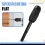 Five-Hole to Four-Hole Conversion Rod Chuck Black Electric Hammer Converter Conversion Rod Flat 3