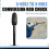 Five-Hole to Four-Hole Conversion Rod Chuck Black Electric Hammer Converter Conversion Rod Flat 5