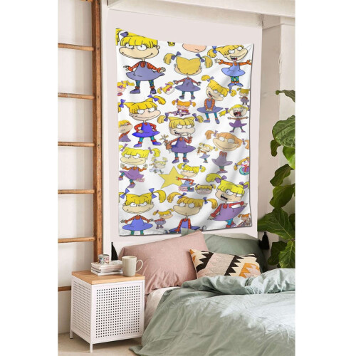 Tapeçaria Rugrats para pendurar na parede do quarto, 80x60 polegadas (203x152 cm). 2