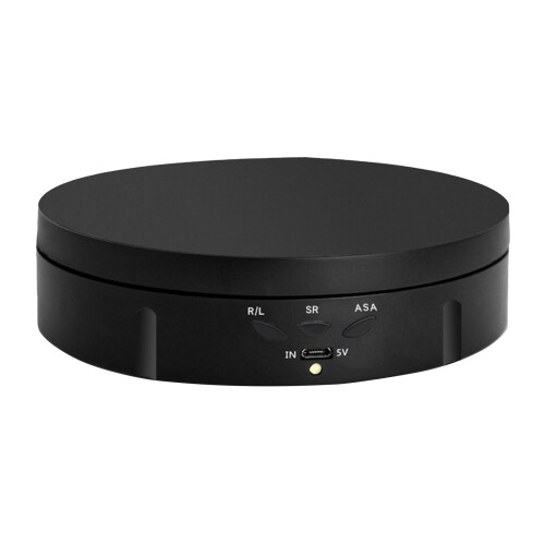 Electric Rotating Table Black 146mm Rechargeable 1