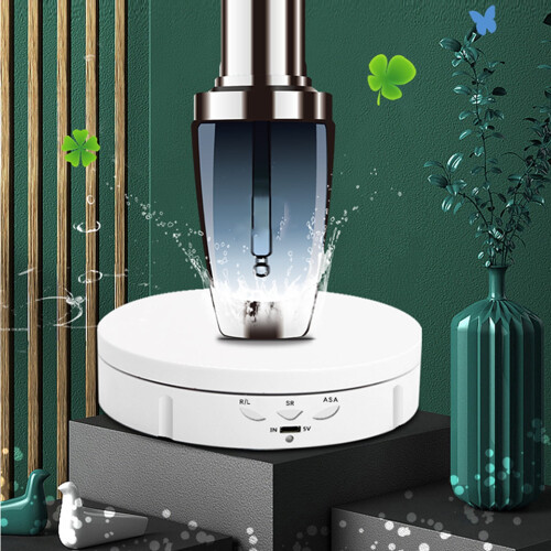 Electric Rotating Table Black 146mm Rechargeable 2