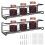 Stainless Steel Wall-Mounted Spice Rack with Adhesive and 2