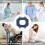 Reusable positioning bed pad with 4 handles and hollow-out 5