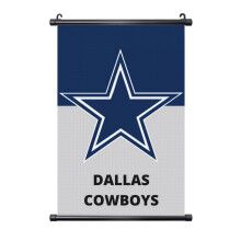 Cowboys Football Team PVC Wall Art Black Axis Hanging