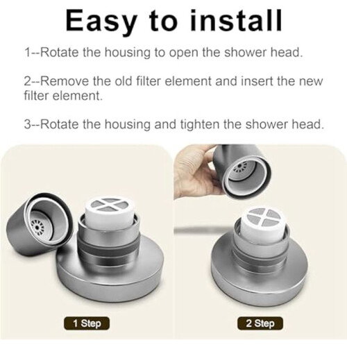 3Pack Shower  Filter Replacement Cartridge Compatible with for Jolie Shower  Filter 2