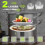 Stainless Steel Vegetable Steamer Basket 2-Pack 2