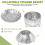 Stainless Steel Vegetable Steamer Basket 2-Pack 3