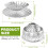 Stainless Steel Vegetable Steamer Basket 2-Pack 5