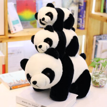 Cartoon Panda Plush Toy Cotton Stuffed Doll 1pc