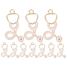 Nurse charm stethoscope pendant 10 pcs
