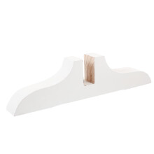 White Wooden Room Divider Stand
