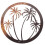 WeiWei palm tree metal wall art 1 piece 1