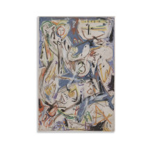 Jackson Pollock absztrakt nyomat, 24x36 hüvelykes falikép, vászonkép, lakberendezési ajándék (60x90cm)