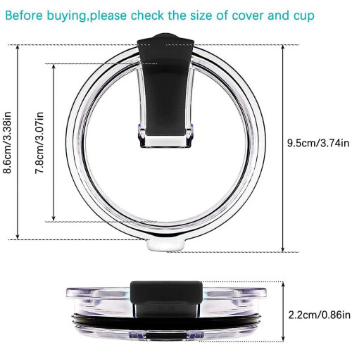 Tumbler Lids Compatible with YETI Rambler 20 oz 3 Pack 1