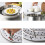 Steamer Rack 304 Stainless Steel 8.7 Inch with Removable 3