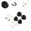 Inner Outer Tie Rod Poly Boots Kit Easy to Install Practical Replacement 5