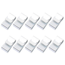 Trailer Fixing Clips 25 Pcs Heavy Duty Spring Steel Cord Holders for Boat & Trailer Accessories1.8X1.2cmSilver SZRH A-S