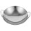 Weiwei stainless steel wok pan 8 inch 1
