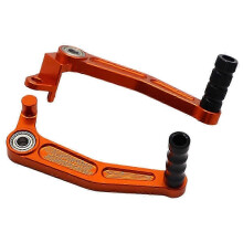 CNC Aluminum Motorcycle Brake & Shift Lever for KTM DUKE 125 200 390 RC125 RC390Orange Color SZRH G