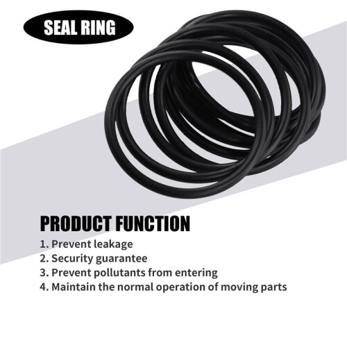 O-ring, sealing ring, 10 pieces, 45 mm x 3 mm, nitrile rubber, black 1