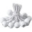 Adjustable Bungee Cords White 4 Inch 50 Pack 1