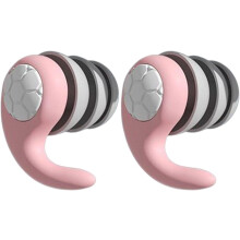 Noise Canceling Earplugs Silicone Reusable 2 Pairs