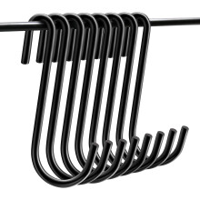Kitchen hanging pot rack wall-mounted with chains and